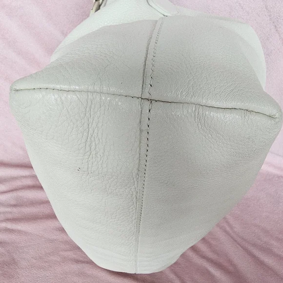 Prada Cream Pebbled Leather Hobo Bag - Picture 10 of 16